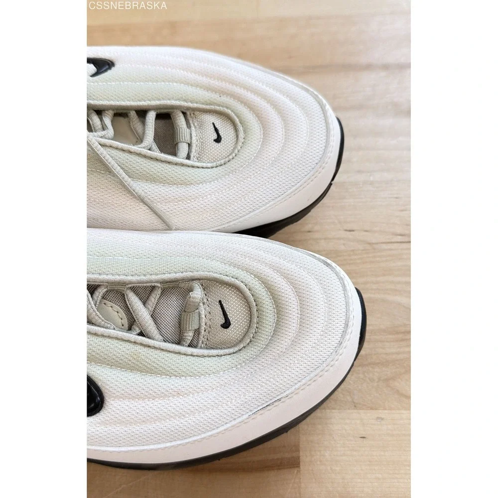 Nike Air Max 97 Futura Sail White Black Women's Sneakers Size 10